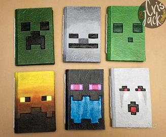Taccuini ispirati a Minecraft - fatto a mano