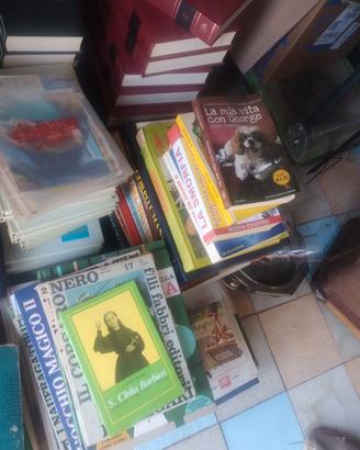 Enciclopedie e libri vari in blocco
