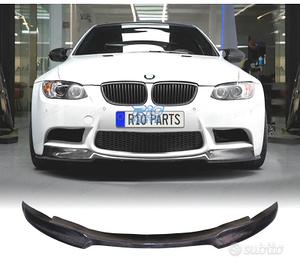 SPOILER LIP BMW E90 E92 E93 LOOK M3 FIBRA DI CARBO