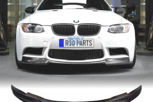 SPOILER LIP BMW E90 E92 E93 LOOK M3 FIBRA DI CARBO
