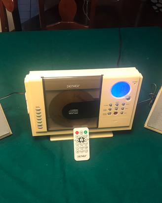 Lettore cd-radio-sveglia usb-aux Denver