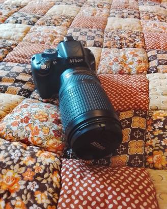 Nikon d5100 più obbiettivo 300x70