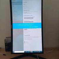 Monitor 24" Samsung curvo 144Hz gaming Quantum Dot