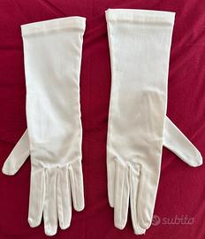 Guanti donna in raso