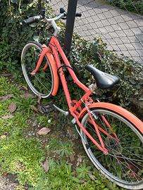 Bici Riverside rosa pesca