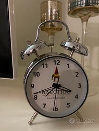 Sveglia Biscottini col. Argento