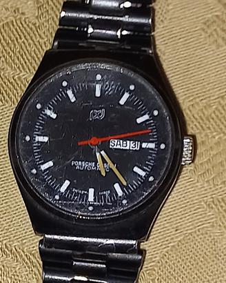 trend acciaio nero orologio porsche