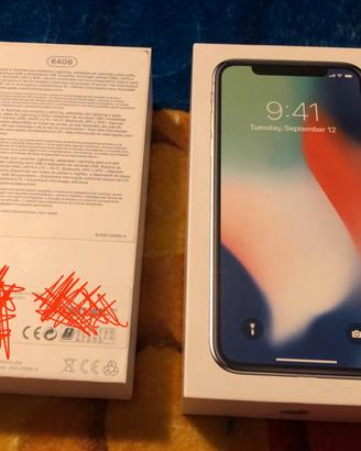 Apple iphone X 64Gb Bianco Leggo note