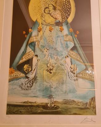 Litografia Salvador Dali - La Vergine di Guadalupe