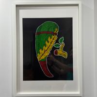 Dipinto asso di mazze