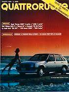 Rivista quattroruote agosto 1985