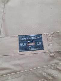 Pantalone COTONE LEGGERO henry barrows tg 56