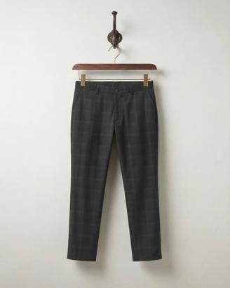 Pantalone elegante Zara uomo a quadri grigio