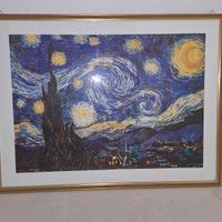 Quadro Van Gogh "Notte Stellata" - Cornice Legno D