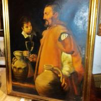 Copia olio su tela celebre dipinto