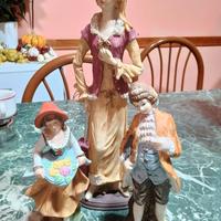 3 Statue in ceramica 