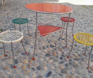 Tavolino da bambini pieghevole Anni '60 