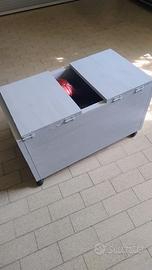 Cassapanca in legno 