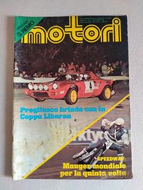 Rivista auto da collezione Motori 1977