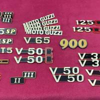 Fregi loghi originali serbatoio Moto Guzzi  Epoca