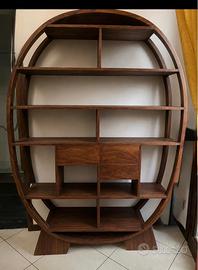 LIBRERIA TONDA ORIGINALE La Maison Coloniale Teak
