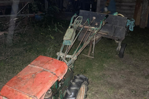 Motocoltivatore diesel d'epoca