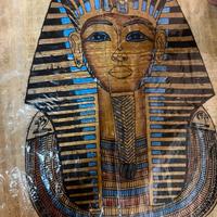 Papiro egiziano Tutankhamon – dipinto a mano con d