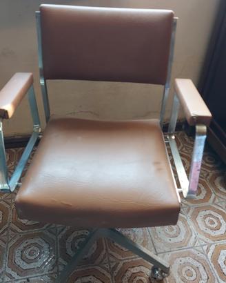 Sedia vintage girevole