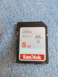 Scheda memoria 8gb