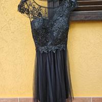 Vestito nero corto da donna tg.44-46