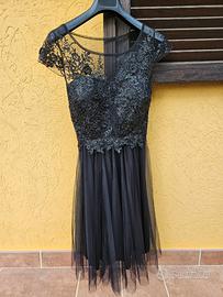 Vestito nero corto da donna tg.44-46
