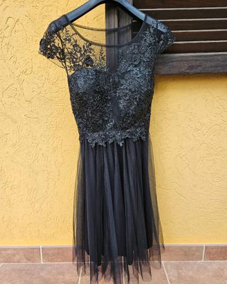 Vestito nero corto da donna tg.44-46