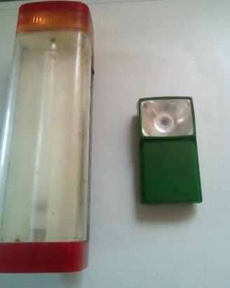 Lampada/torcia/lampeggiante e torcia anni 80