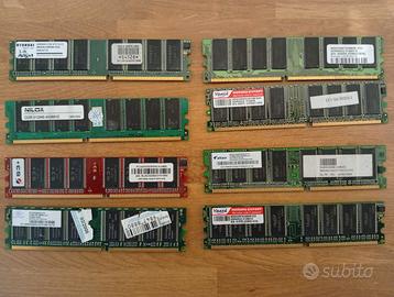 RAM 8 moduli RAM DDR 400