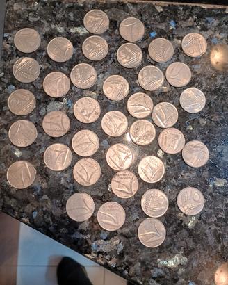 37 monte da 10 lire italiane