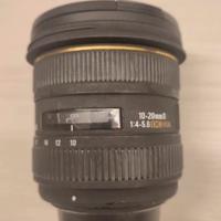 Obiettivo Sigma 10-20 per Nikon APS-C