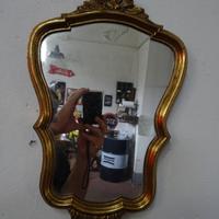 Specchierina in legno dorato primi '900