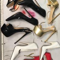 Scarpe tacco spillo 5 paia stiletto hight heels