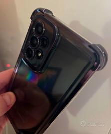 Cover Nero-Trasparente per Samsung A33