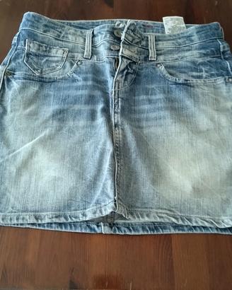 Mini gonna jeans  