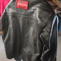 Giacca moto in pelle