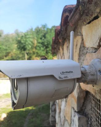 kit 4 cam ext  con IP android + rec eventi e TV 17