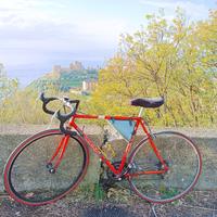 Bici da corsa in acciaio