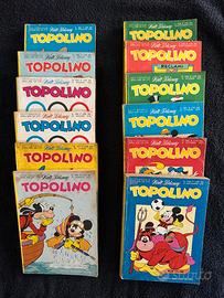 Lotto 12 fumetti Topolino anno 1976