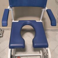 sedia doccia per disabili  ruote kmina