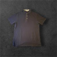 Polo burberry blu scuro