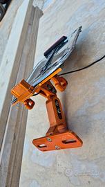 support porta targa moto regolabile universale 