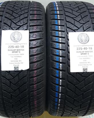 2 GOME 225 40 18 DUNLOP A70859