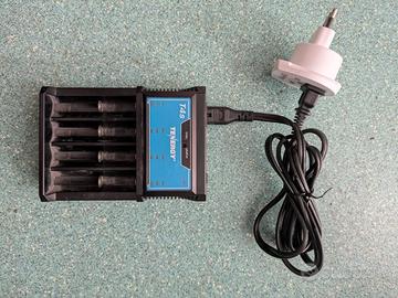 Caricabatterie Tenergy T4s per batterie al litio