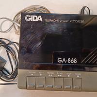 Gida telefono registratore 2 vie GA 868 vintage 